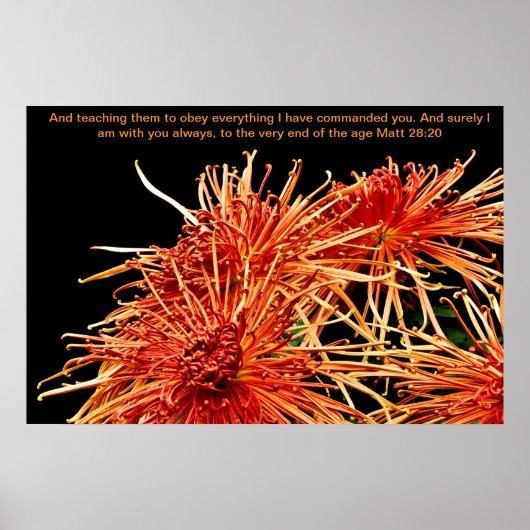 彼ら教えは私が命じたすべてのものに従うように ポスター (正面)