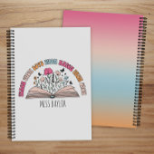 彼ら教え、愛し、彼らが成長する先生を見る プランナー手帳