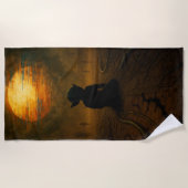 彼ら来は太陽が溶けている間 ビーチタオル (正面)