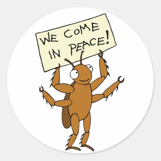 彼ら来は安全だ！ ラウンドシール (正面)