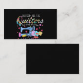 彼ら賛美は縫い継ぎをするためのキルターだ 名刺 (正面/裏面)