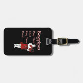 彼ら遊を大声で叫ぶ ラゲッジタグ (正面横)