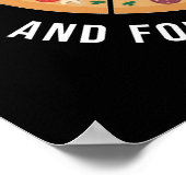 彼ら食べのピザと型枠はとにかく組合 ポスター (角)