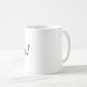 彼ら/彼女らが引き起こす大混乱 コーヒーマグカップ (正面右)