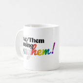 彼ら/彼女らが引き起こす大混乱 コーヒーマグカップ (正面左)