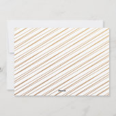 彼をエレガント崇拝する | フォトクリスマス | 金ゴールド白 シーズンカード (裏面)