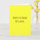 彼をカード#004を乗り越えて下さい カード (黄色い花)