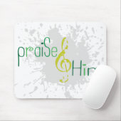 彼をキリスト教のmousepad賞賛して下さい マウスパッド (マウス)