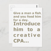 彼をクリエイティブCPAに紹介する ポストカード (正面/裏面)