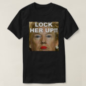彼をロックアップ彼女のロックアップ(トランプ)ステッカー Tシャツ (デザイン正面)