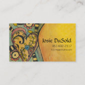 彼を個人事業のお母さんカード賞賛して下さい コーリングカード (裏面)