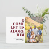 彼を崇めよ 現代の宗教的な写真 シーズンカード (スタンド正面)