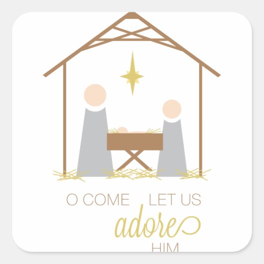 彼を崇拝する スクエアシール (正面)