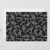 彼を崇拝する | フォトクリスマスフラットカード | ブラック シーズンカード (裏面)