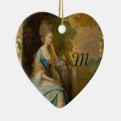 彼を待っているモノグラム セラミックオーナメント (右)