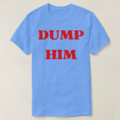 彼を捨てる Tシャツ (デザイン正面)