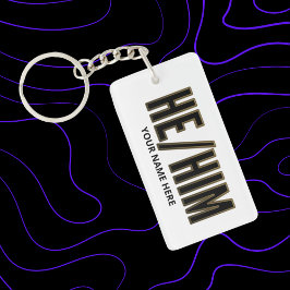 彼を白黒金ゴールドする キーホルダー