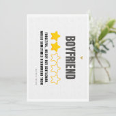 彼を笑わせる:彼氏おもしろいカード 招待状 (スタンド正面)