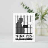 彼を縛り上げるアンチトランプ再びアメリカをまともにする ポストカード (スタンド正面)