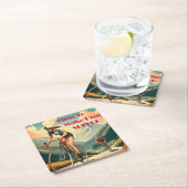 彼を苦しませるサイクリング スクエアペーパーコースター (インサイチュ)