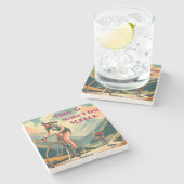 彼を苦しませるサイクリング ストーンコースター (横)