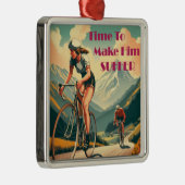 彼を苦しませるサイクリング メタルオーナメント (右)