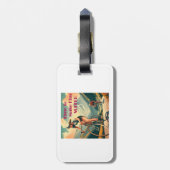 彼を苦しませるサイクリング ラゲッジタグ (裏面縦)