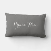 彼を褒める ランバークッション (裏面)