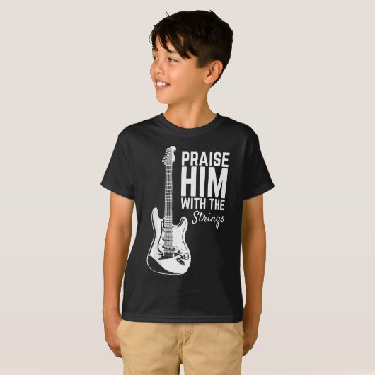 彼を褒める Tシャツ (正面フル)