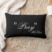 彼を言いました枕を祈って下さい ランバークッション (ブランケット)