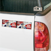 彼を許可しないで下さい、戦時公債およびスタンプを買わないで下さい バンパーステッカー (トラック上)