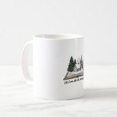 彼を賛美せんクリスマス本デザイン1 コーヒーマグカップ (正面左)