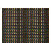 彼を賞賛して下さい(虹色) テーブルクロス (正面(横))