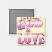 彼を賞賛するピンクバイブルの引用文カスタマイズ マグネット (正面/裏面)