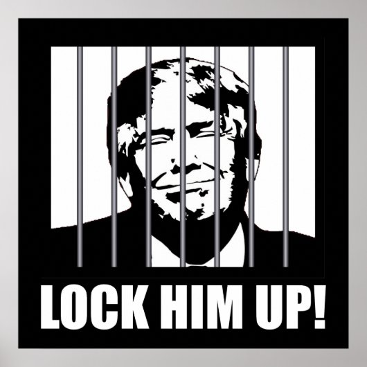 彼を閉じ込め!アンチ的な政治ユーモア ポスター (正面)