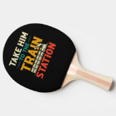 彼を駅のデザインへ 卓球ラケット (横)