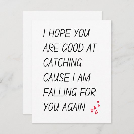 彼インスパイアと彼女のための野球のバレンタインのカード シーズンカード (正面/裏面)