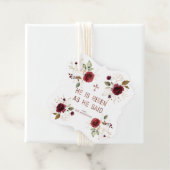 彼エレガントが復活した金ゴールドの花Burgundy フェイバータグ (インサイチュ)