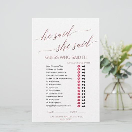 彼エレガントはゲームと言ったローズゴールド書道 (スタンド正面)