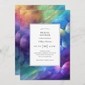 彼エレガントは与え私の蝶ブライダルシャワー 招待状 (正面/裏面)