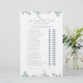 彼エレガントは彼女がほこりっぽい青いシャワーの試合を言った (スタンド正面)