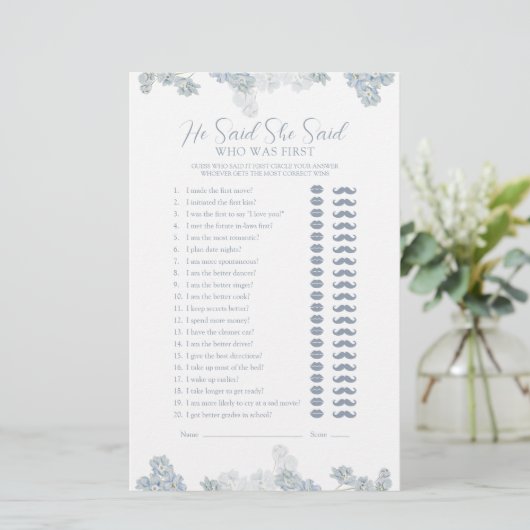 彼エレガントは彼女がほこりっぽい青いシャワーの試合を言った (スタンド正面)