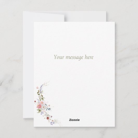 彼エレガントは復活祭に生まパーソナライズされたれた シーズンカード (裏面)