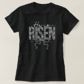 彼エレガントは復活T型、モノクロイースター Tシャツ (デザイン正面)