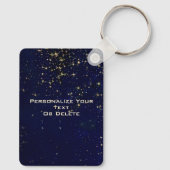 彼オタク系ののために宇宙ののカッコいい宇宙飛行士 キーホルダー (裏面)