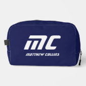 彼シンプルのモノグラムの文字 ドップキット (正面)