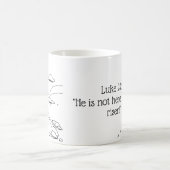 彼シンプルは復活祭のマグカップを上げた コーヒーマグカップ (中央)