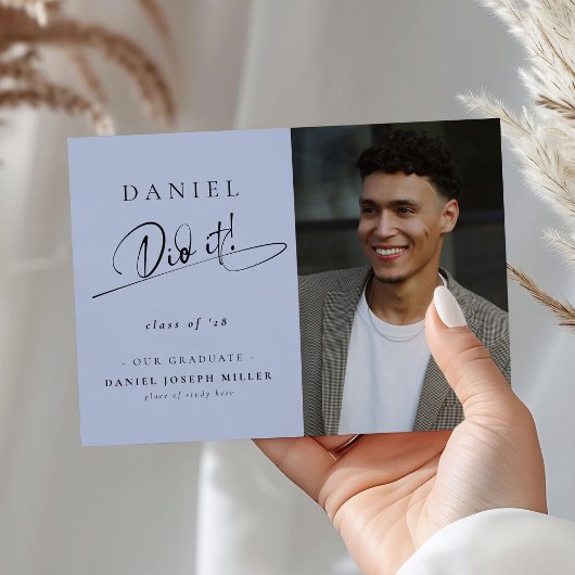 彼スタイリッシュがやった!大学院写真のスクリプト 案内状