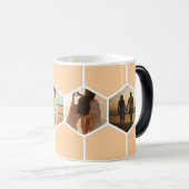 彼パーソナライズされたと彼女のマグカップ モーフィングマグカップ (正面右)