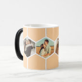 彼パーソナライズされたと彼女のマグカップ モーフィングマグカップ (正面左)